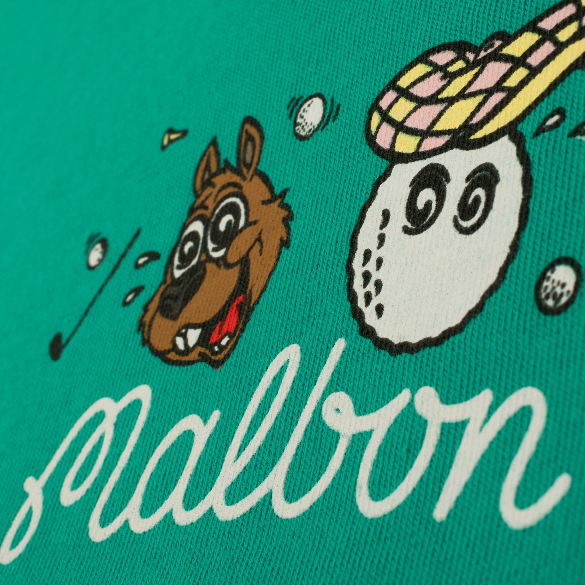Malbon Two Man Scramble Mens SS T-Shirt Bright Green